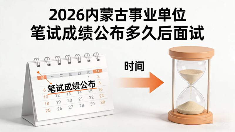 2026内蒙古事业单位笔试成绩公布多久后面试