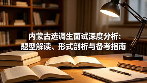 内蒙古选调生面试真题深度分析:题型解读、形式剖析与备考指南